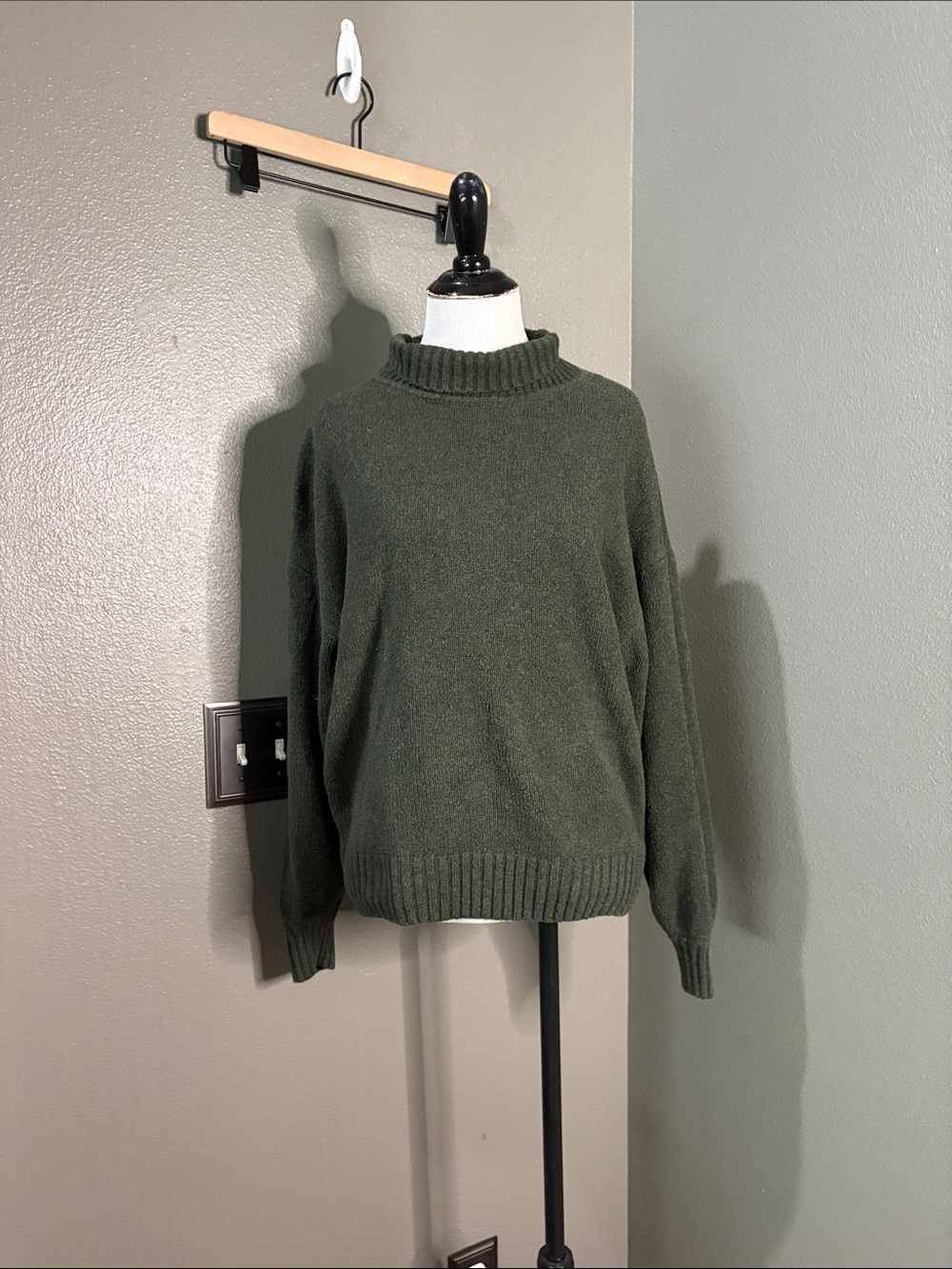 GAP Olive Green Cowl Neck Sweater